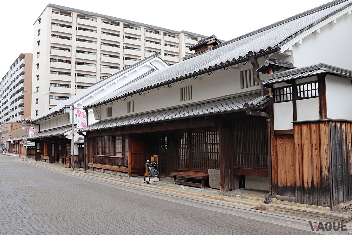清酒発祥の地、兵庫県伊丹市の古い町並み