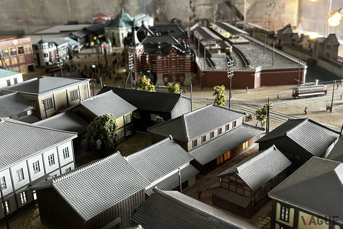 「マーチエキュート神田万世橋」には万世橋駅が栄華を誇った時代のジオラマが展示されている