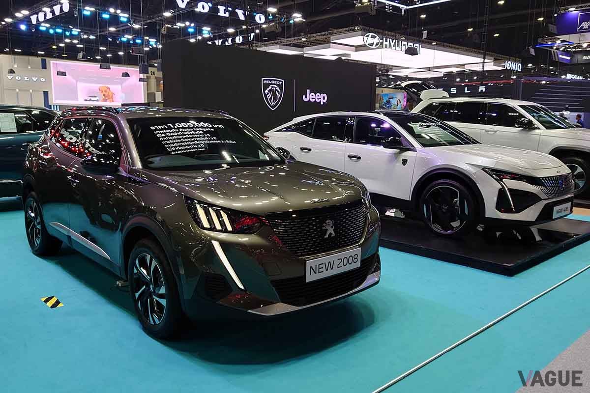 タイモーターエキスポ2023のプジョーブース