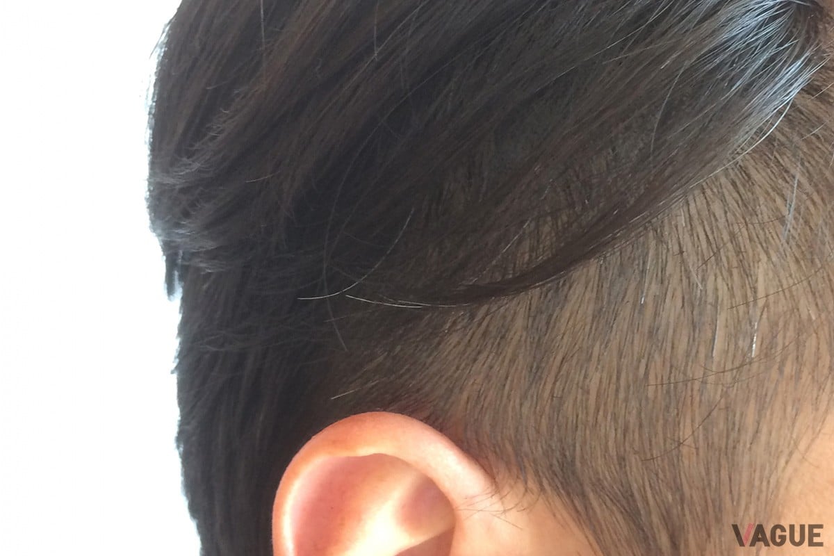 ツーブロックの場合はサイドとトップの差が広がり過ぎないように