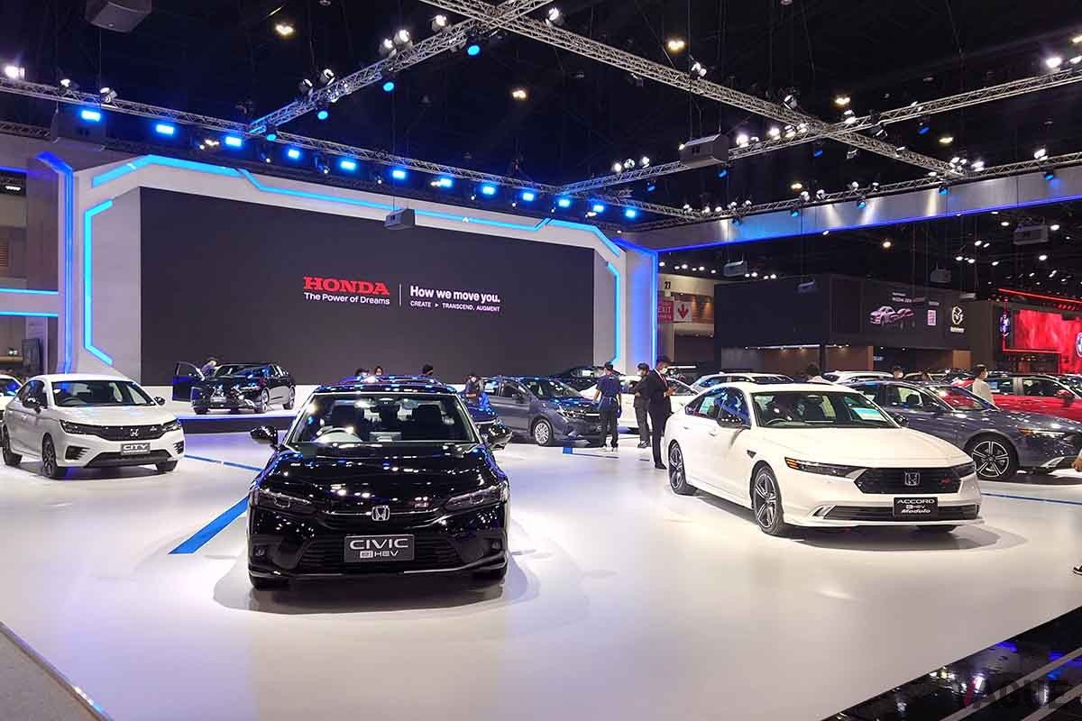 タイモーターエキスポ2023のホンダブース