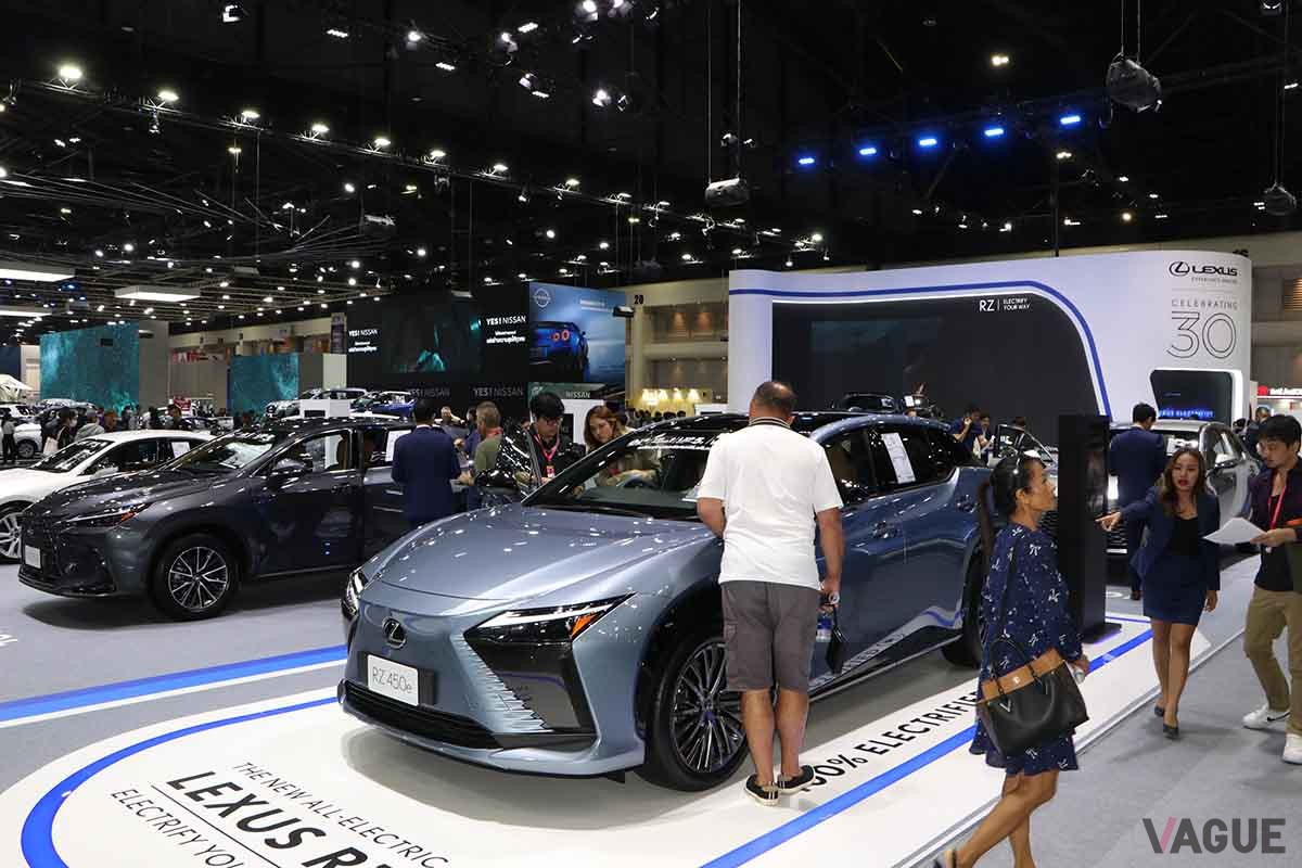 タイモーターエキスポ2023のレクサスブース