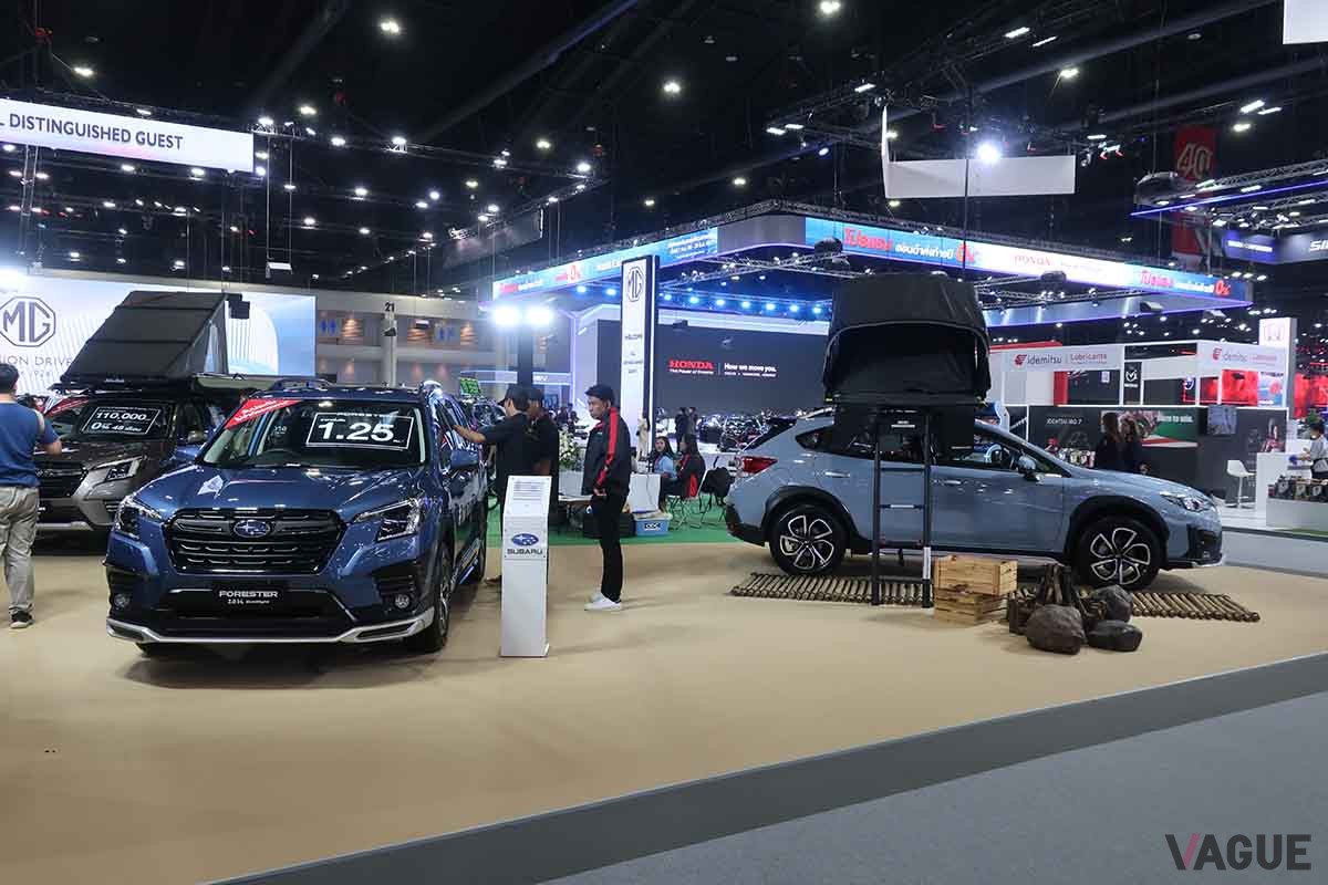 タイモーターエキスポ2023のSUBARUブース