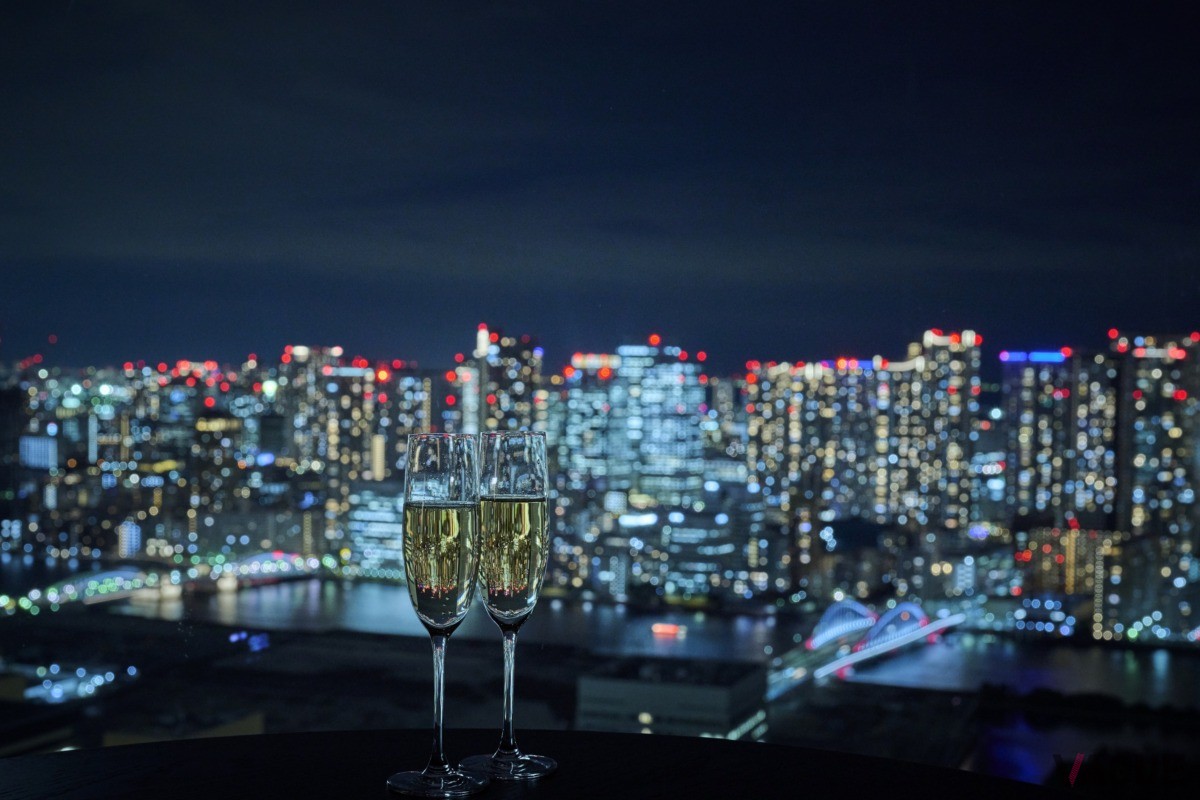エグゼクティブラウンジからの夜景