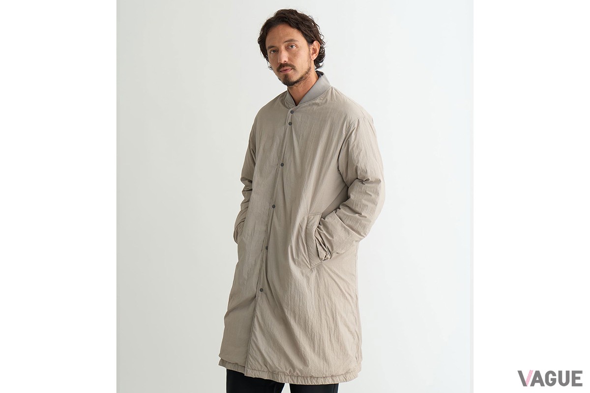 RIB COLLAR SOFT DOWN COAT