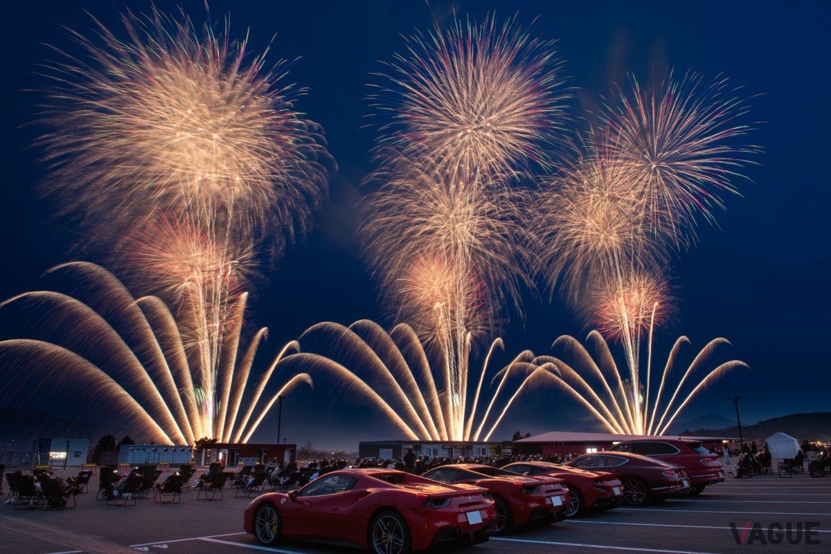 富士山花火vsスピードウェイ2024の様子