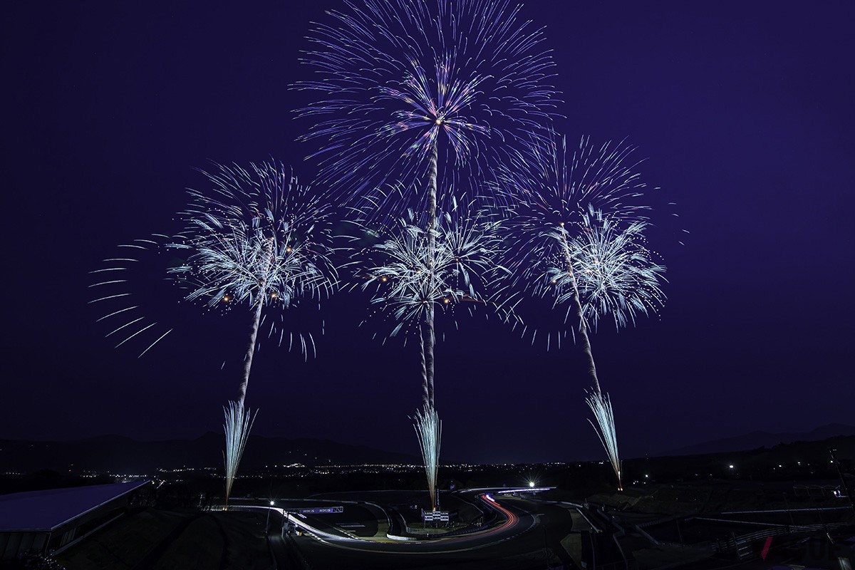 富士山花火vsスピードウェイ2024の様子