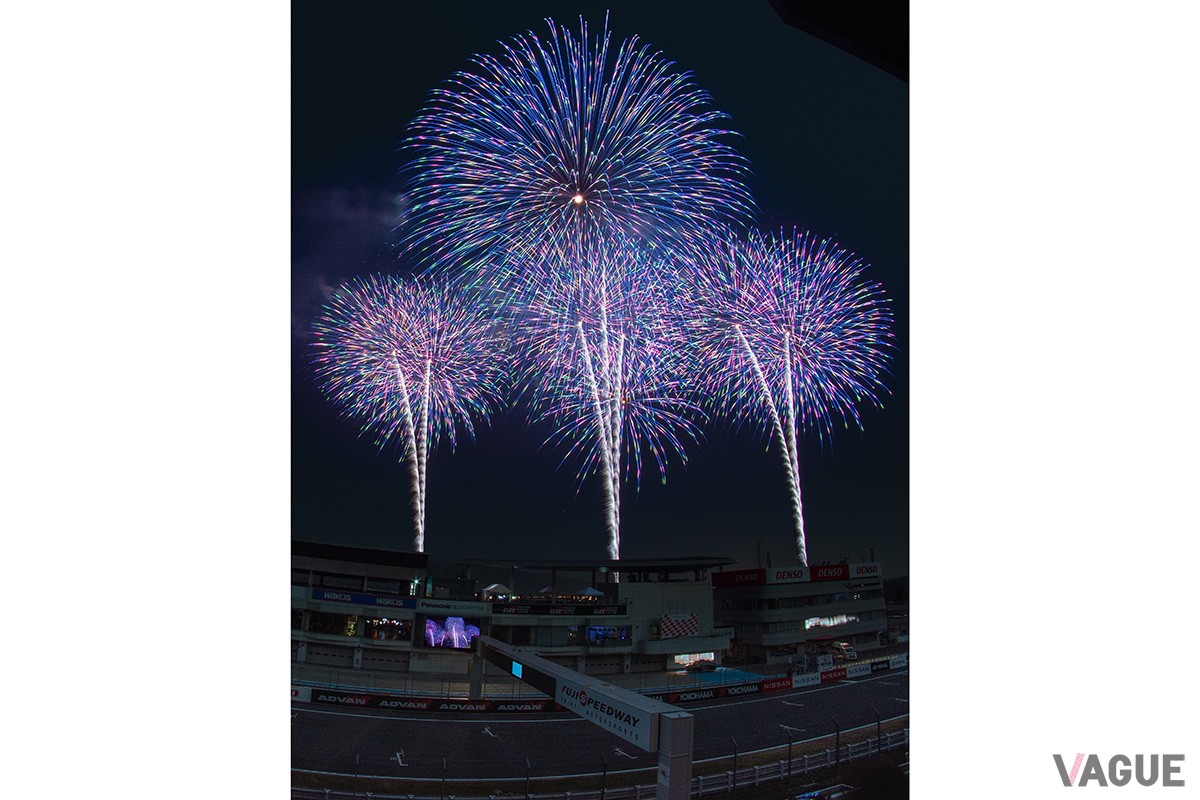 富士山花火vsスピードウェイ2024の様子