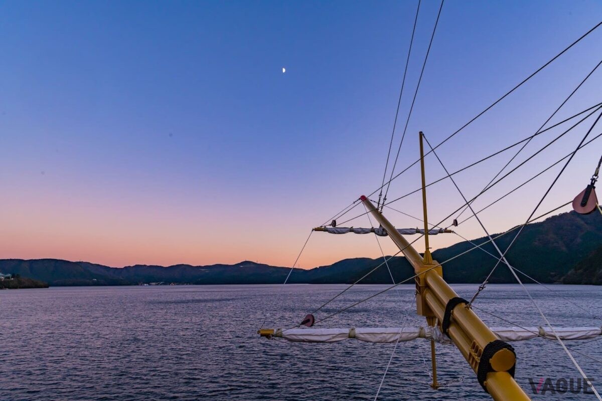 航行中の船からの様子