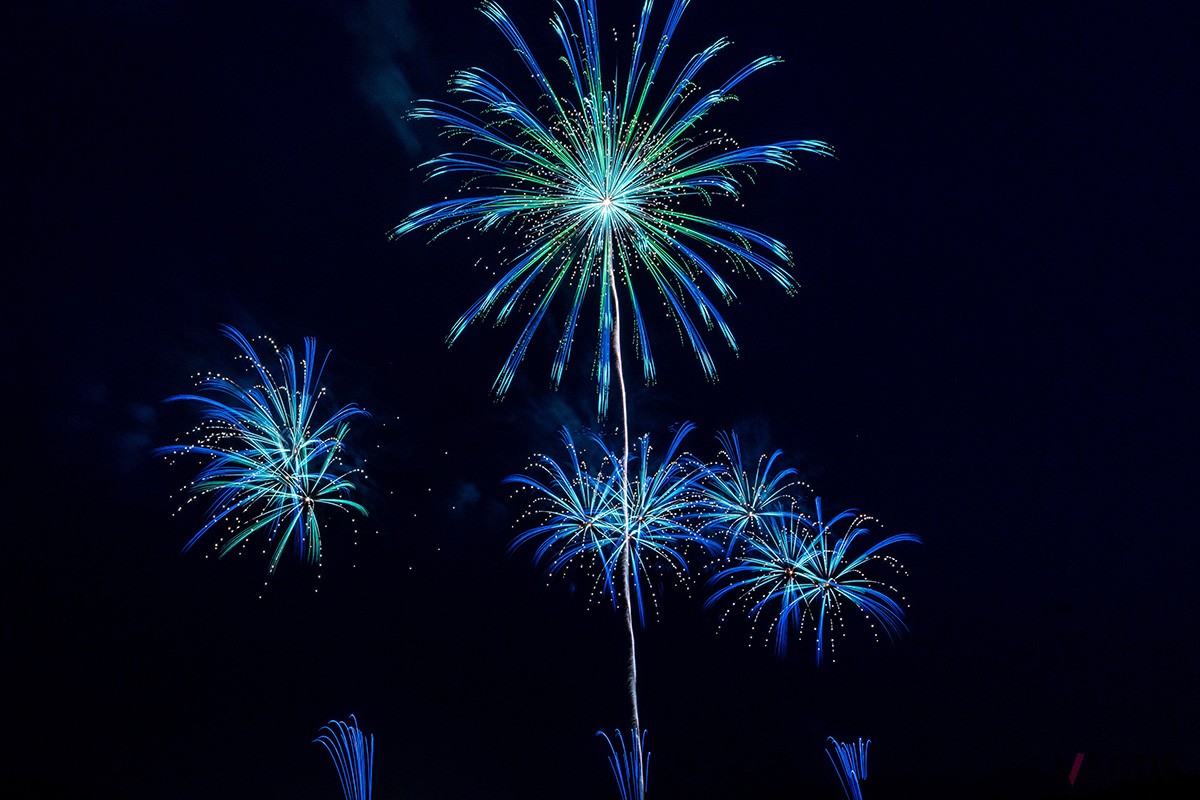 富士山花火vsスピードウェイ2024の様子