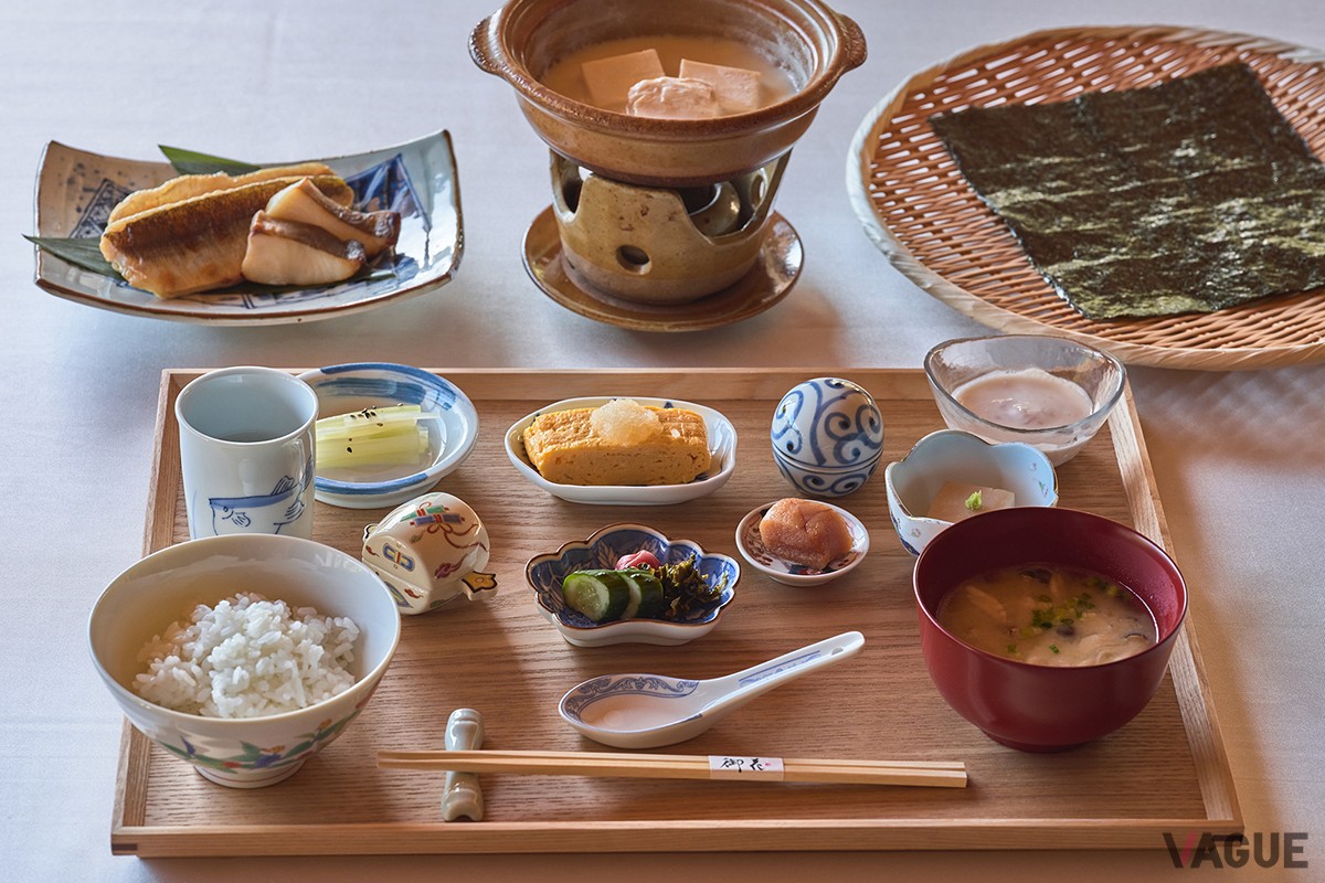 地元の食材を多く使用したこだわりの和朝食