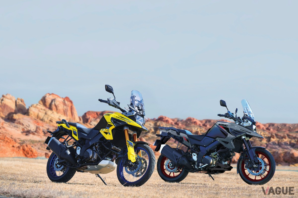 スズキ新型「Vストローム1050」と「Vストローム1050DE」
