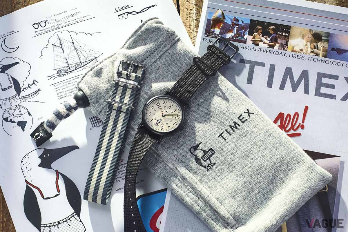 約10年ぶりとなるタイメックスｘチャムスとのコラボレーション第2弾「CHUMS×TIMEX HWYC WEEKENDER」