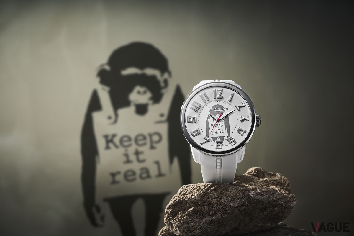 チンパンジーシリーズとも呼ばれるアートのひとつ「KEEP IT REAL MONKEY」