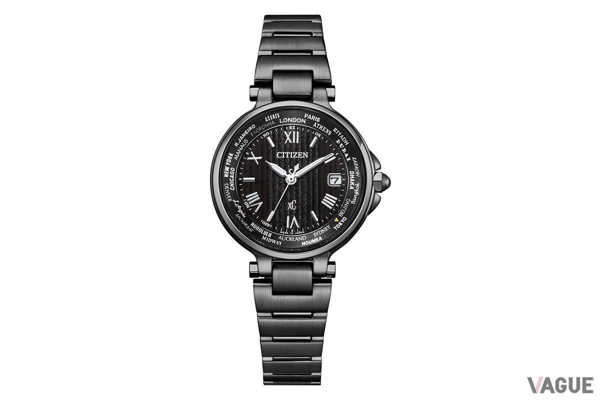 すっきりとした細ぶちのベゼルを持つ「EC1016-51E」はキリリとシャープな印象