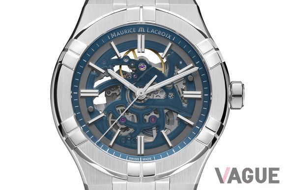 新カラー“モーリス・ラクロア ブルー”を採用したケース径42mm
