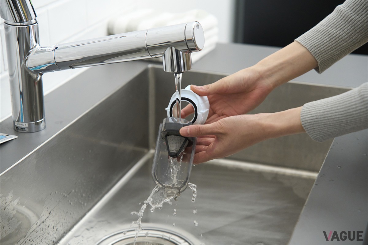ダストボックスは水洗いができる