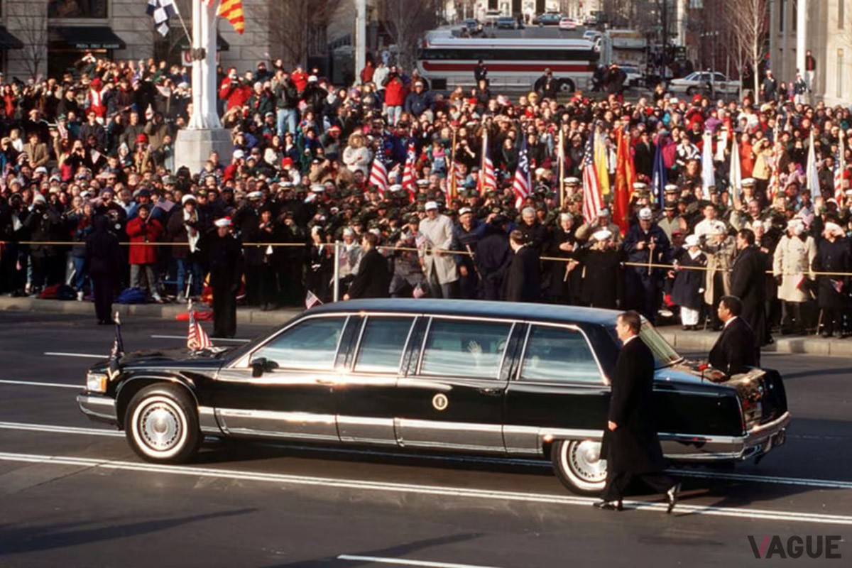 当時の記録写真に写る大統領専用車（C）Mecum Auction