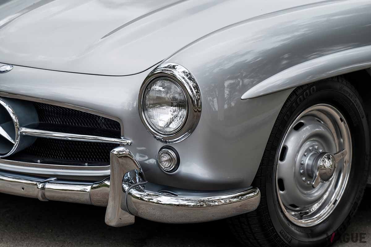 オークションに出品された1956年式メルセデス・ベンツ「300SLガルウイング」 Robin Adams(c)2024 Courtesy of RM Sotheby's