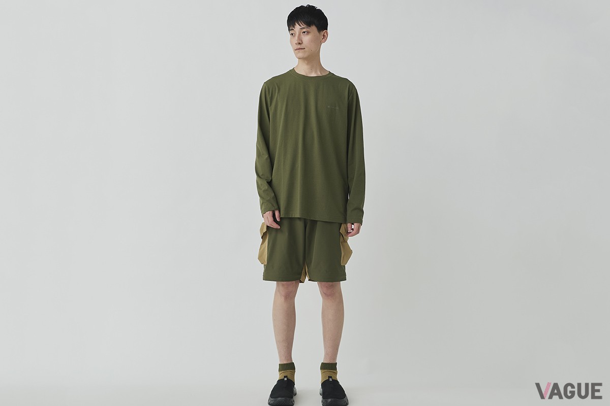 「Toned Trout Dry Long Sleeve T-shirt」にも速乾性の高い素材を採用。シンプルなデザインで普段から着用してみたい