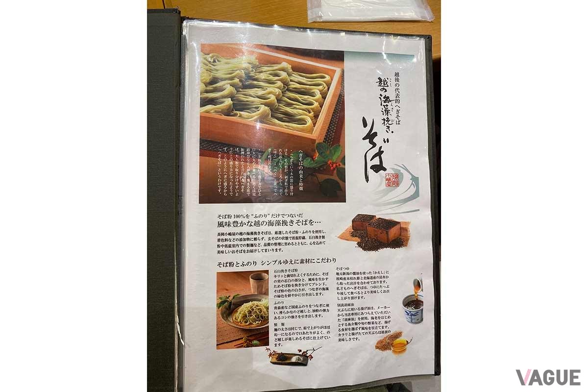 長岡の繁華街、殿町にある長岡小嶋屋で有名なへぎそばを食す。美味しい