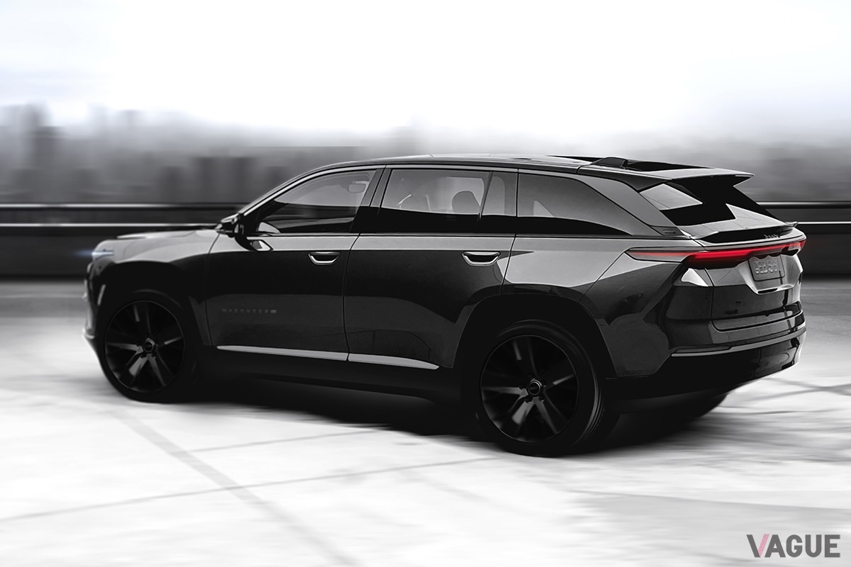 まもなく世界初公開される予定のジープ新型「ワゴニアS」