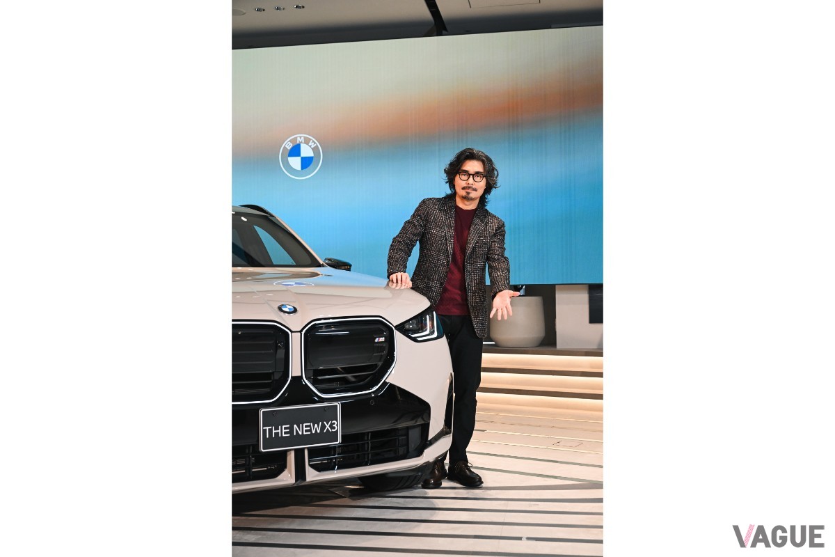  BMW新型「X3」のイベントに出席した小澤征悦さん