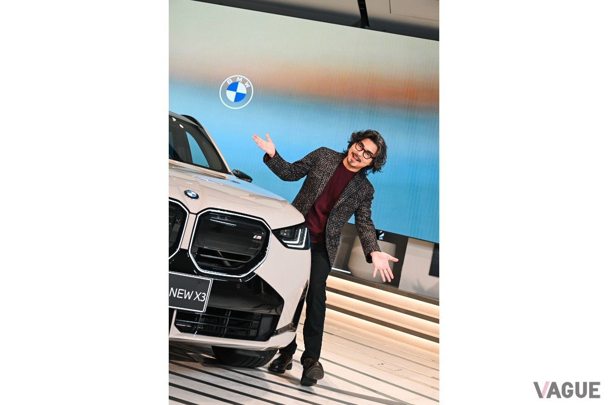  BMW新型「X3」のイベントに出席した小澤征悦さん