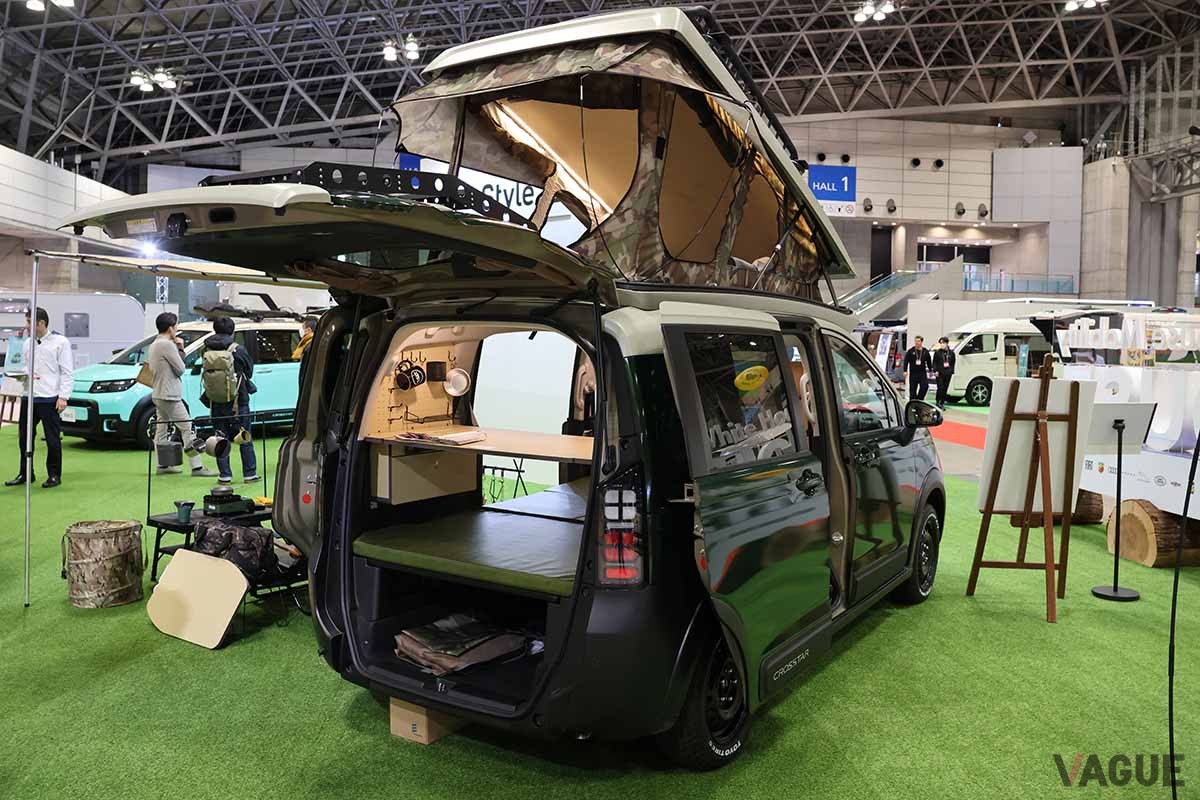 ホンダ「フリードクロスター」をベースにしたキャンピングカー、ホワイトハウス「スタイルID」。写真は「アーストレック」コンセプト