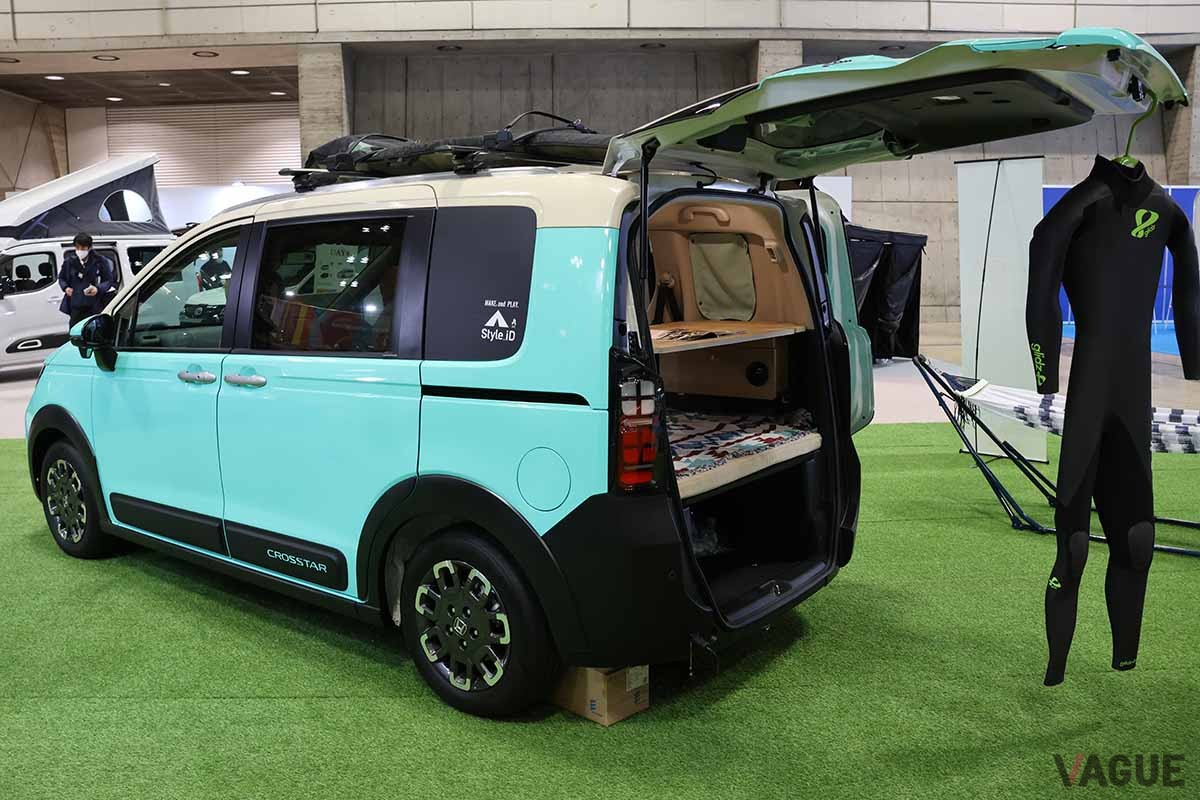 ホンダ「フリードクロスター」をベースにしたキャンピングカー、ホワイトハウス「スタイルID」。写真は「ネイチャーラバー」コンセプト