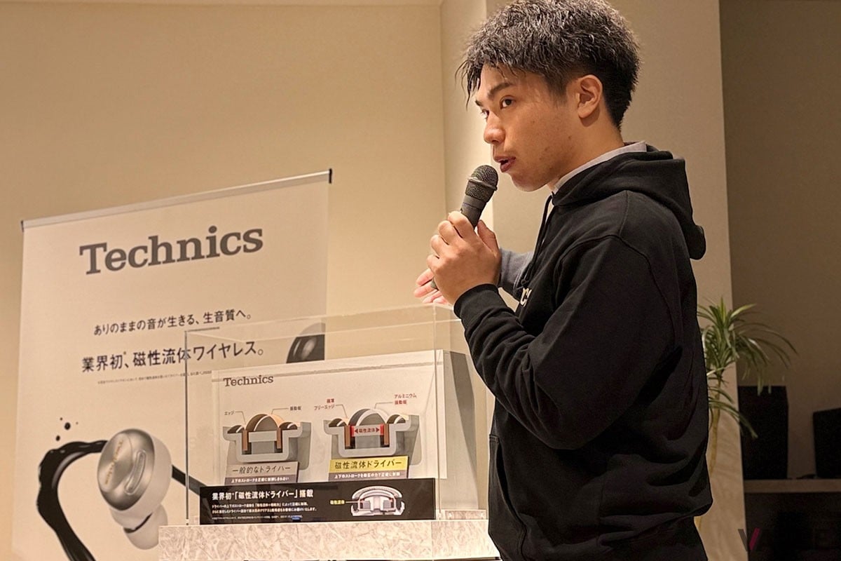 音響開発を担当したパナソニック エンターテインメント＆コミュニケーション株式会社 スマートコミュニケーション ビジネスユニットの田中悠さん