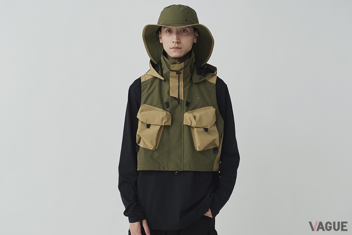 フードは着脱も可能（「Toned Trout Active Vest」）