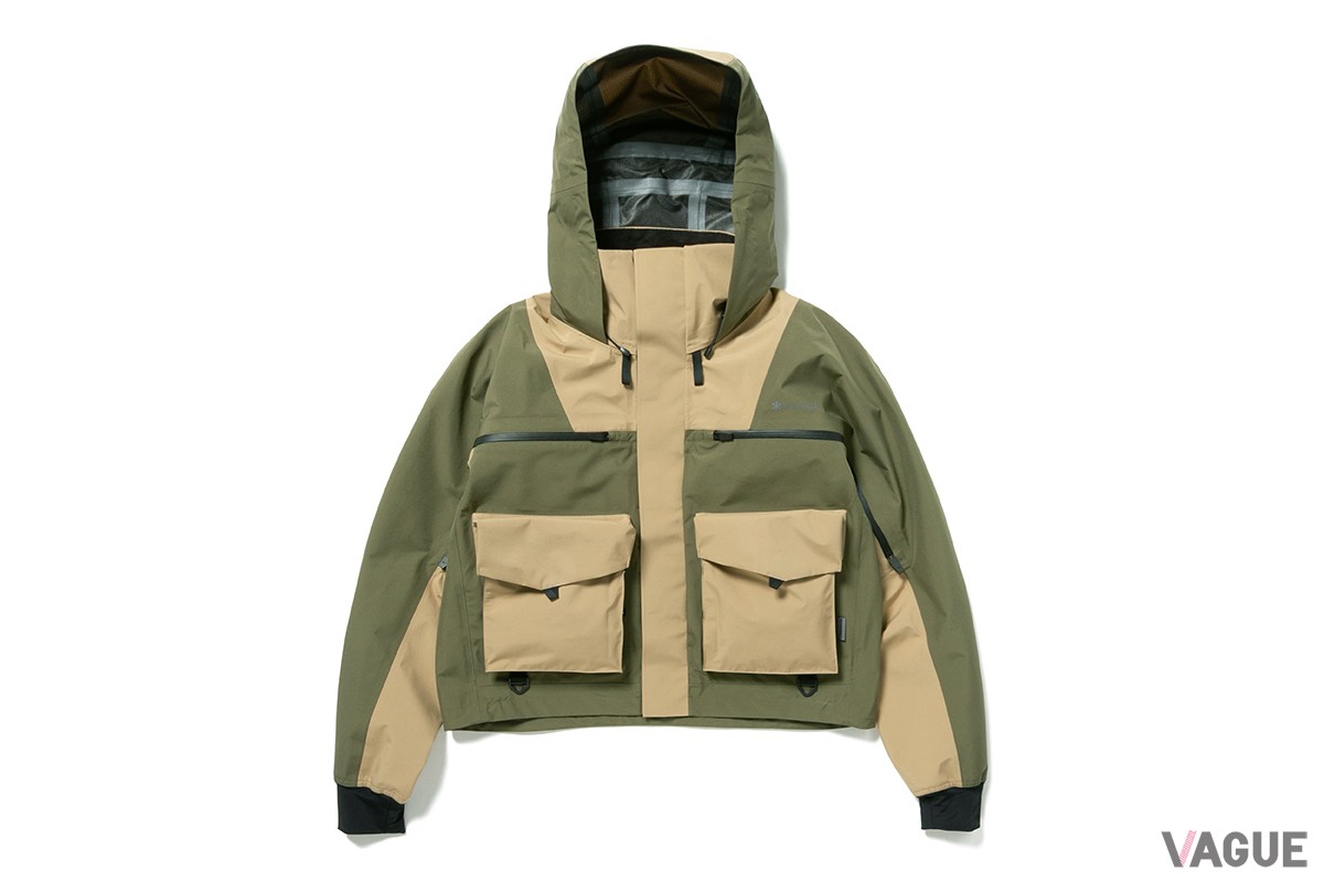 ウェーディングを想定したショート丈の「Toned Trout 3L Wading Jacket」