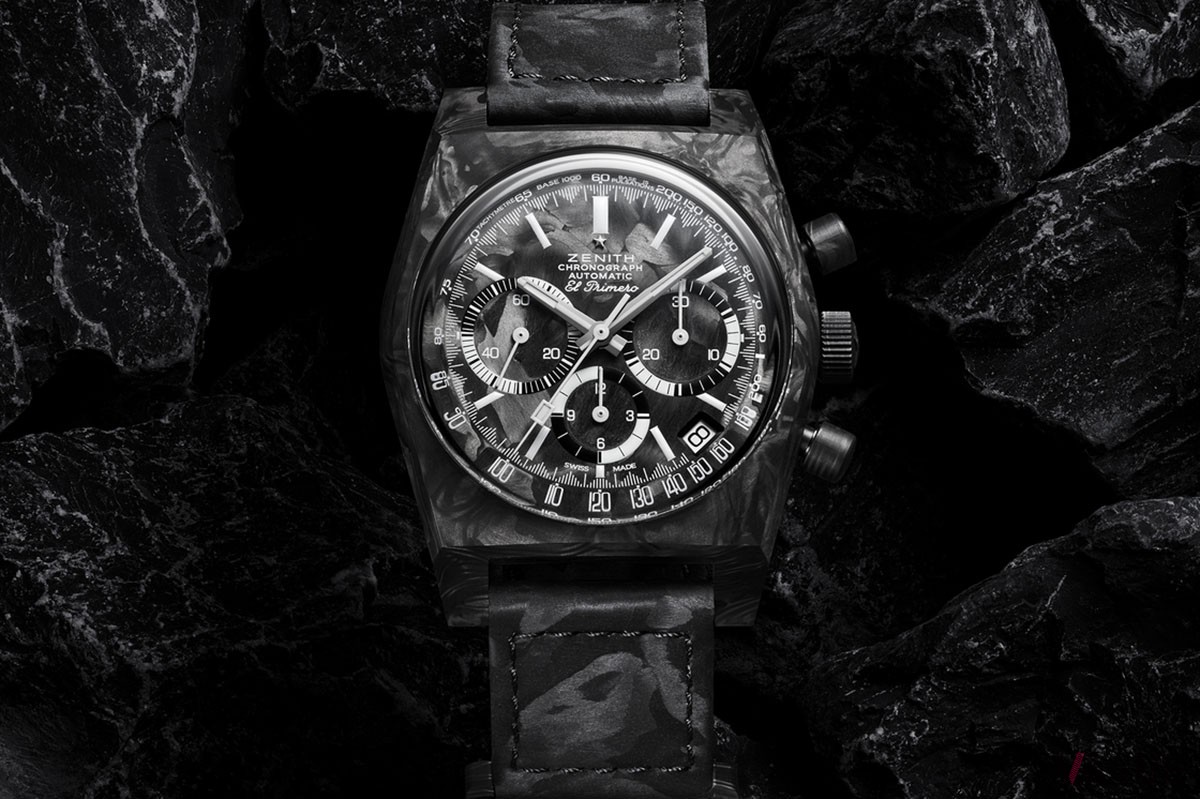 毎回注目を集める「A3818」、通称カバーバールのリバイバルモデル。今回はカーボン製のケースとダイヤル、ベルクロストラップという斬新なアプローチで新鮮味たっぷり