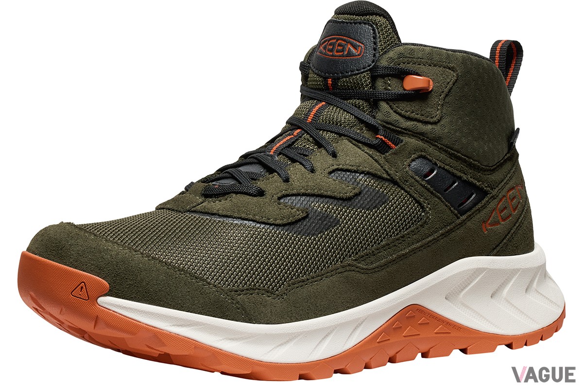 「HIGHTRAIL MID WP」FOREST NIGHT／GOLD FLAME