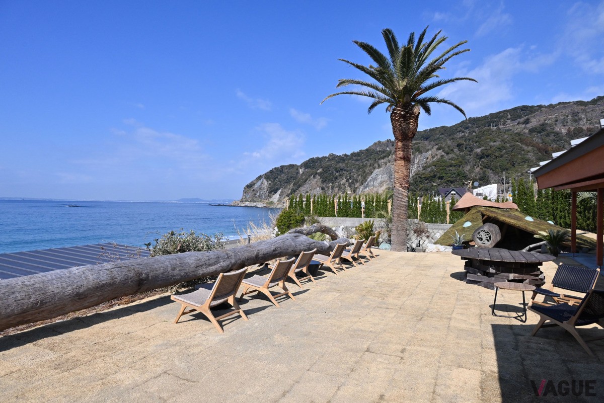 レストハウス前にはパノラミックなビューエリアも