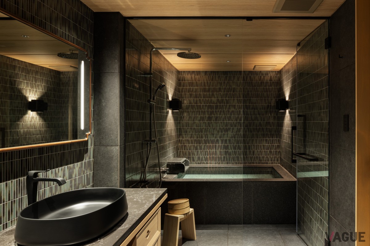 落ち着いた雰囲気でプライベート感を重視した内風呂