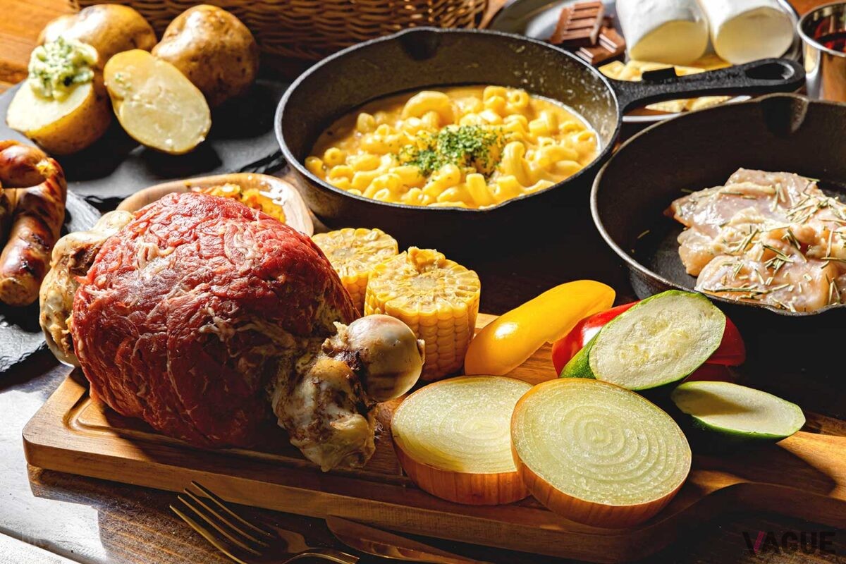 アメリカンスタイルのBBQ
