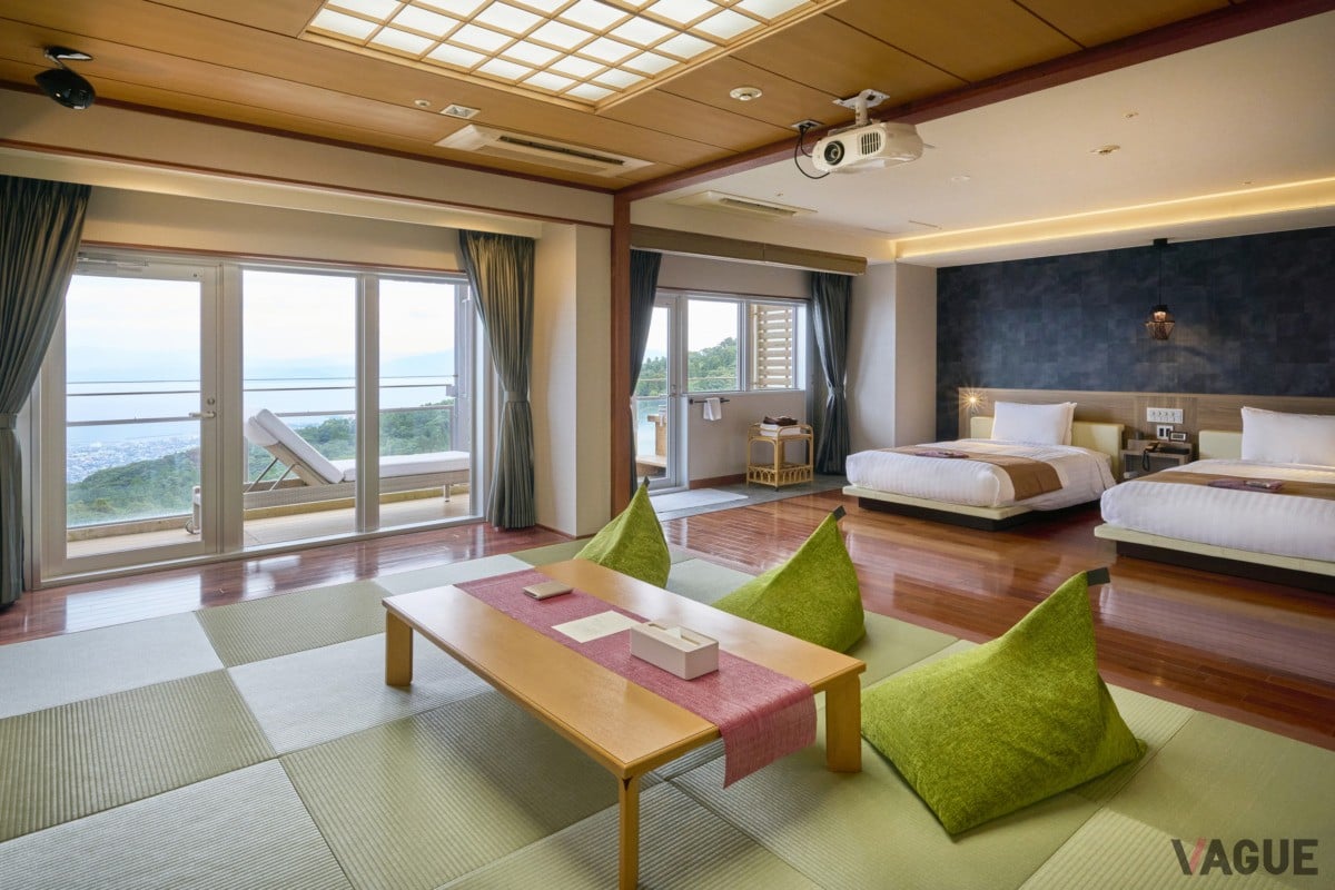 モダンスイート和洋室：風KAZE　～露天檜風呂付き～