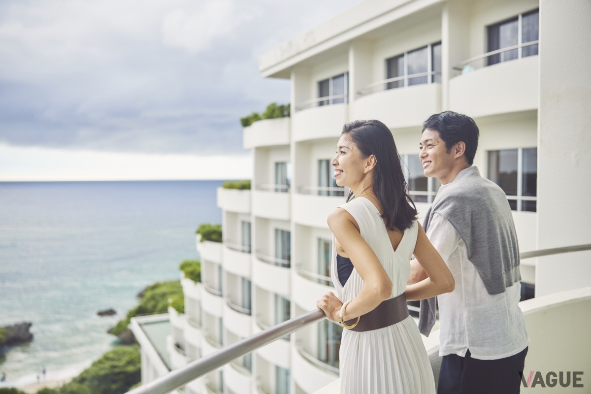 東シナ海の絶景が一望できる人気の客室