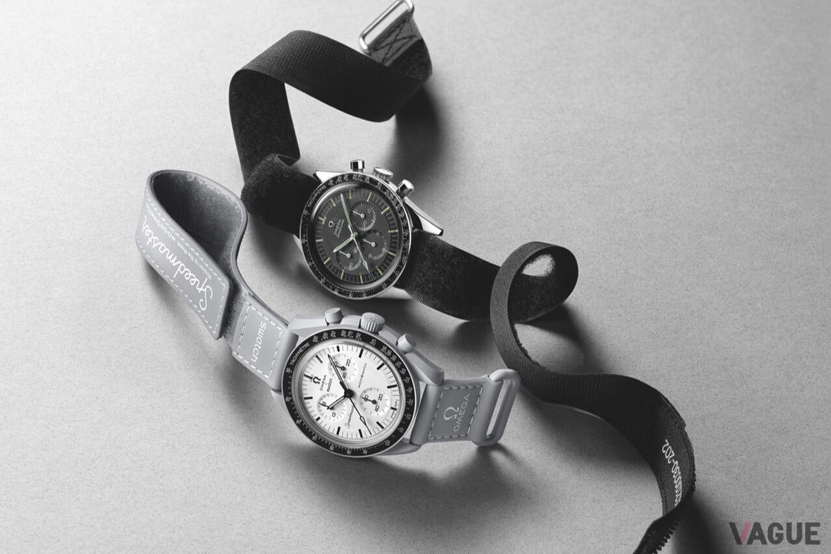 11項目にも及ぶ過酷な試験をクリアしたオリジナルモデルの「スピードマスター」と、その偉業にオマージュを捧げる「MOONSWATCH 1965」