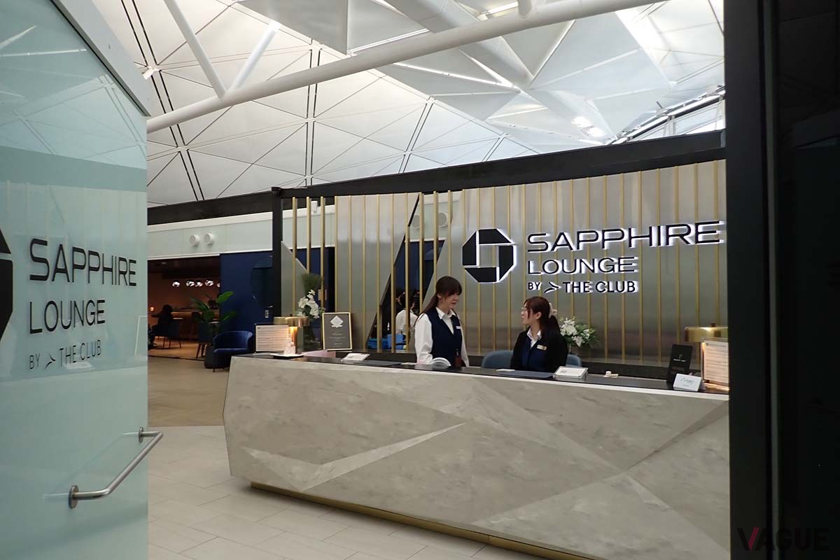 40番ゲート付近にあるチェイスサファイアラウンジの入口