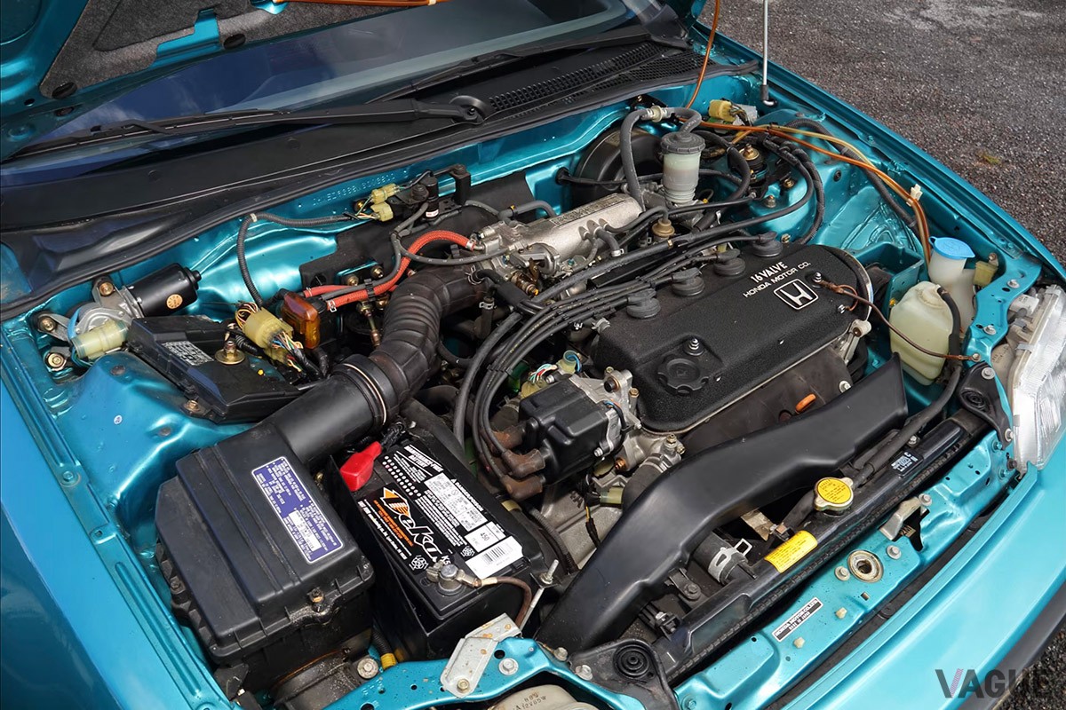 7万1500ドルで落札された1991年式の2代目ホンダ「CR-X Si」（C）Mecum Auctions.