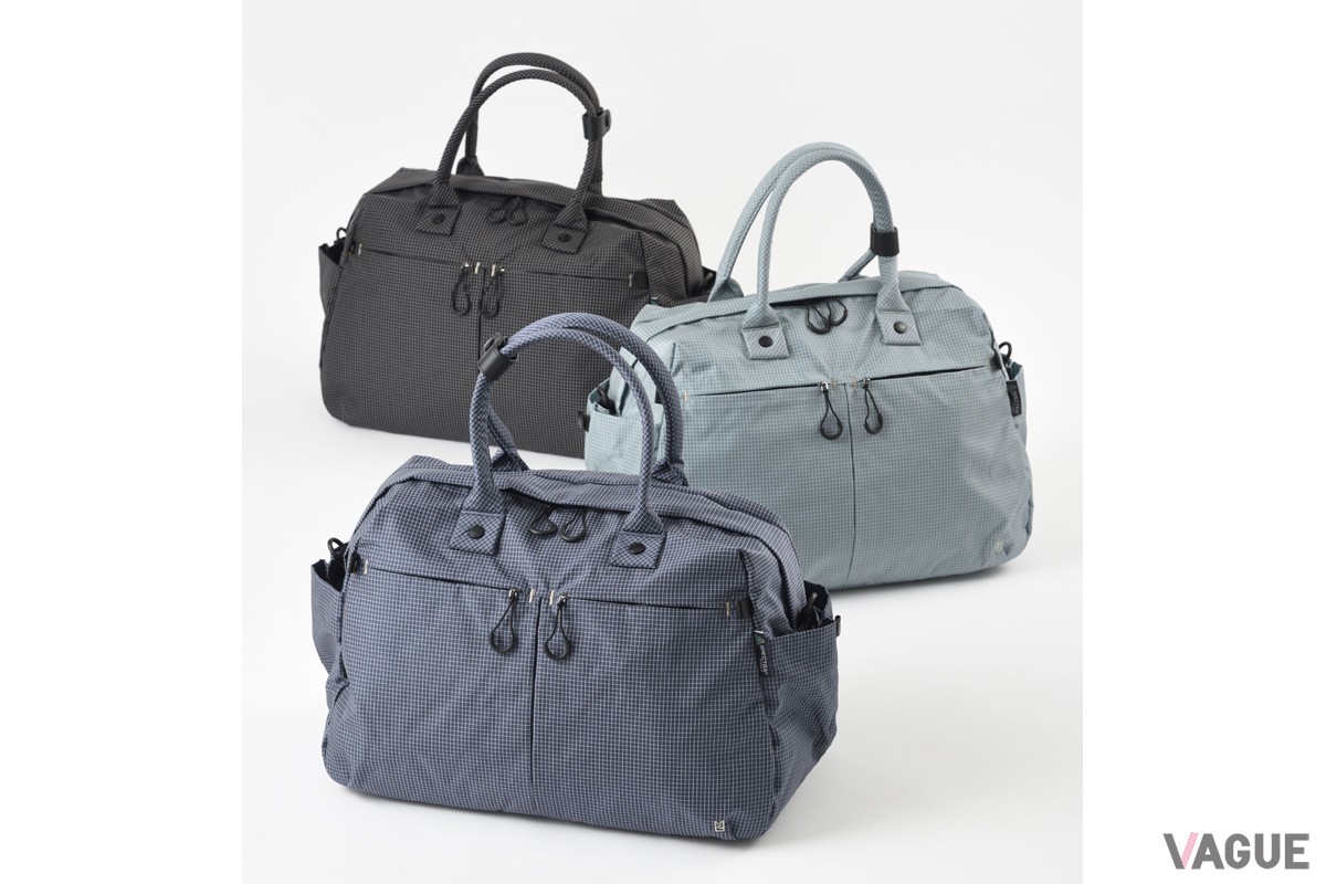 ワイドオープンで荷物の出し入れがしやすく、2つの小分けポケットですっきり収納できる直営店限定の「MILESTO TROT SPECTRA ダッフルバッグ」