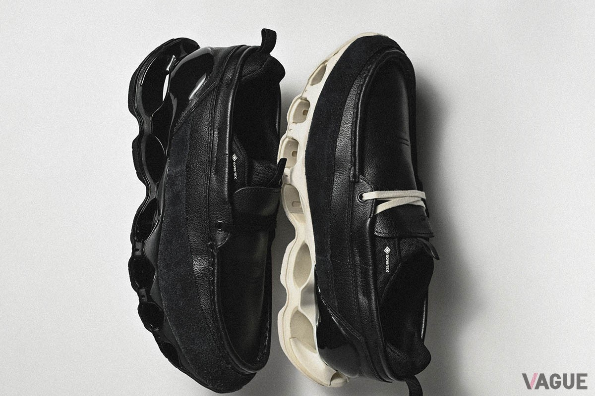 アヴァンギャルドなルックスはそのままに、アッパー部分にGORE-TEXを採用。いっそう機能性を強化したモデルへとアップデート