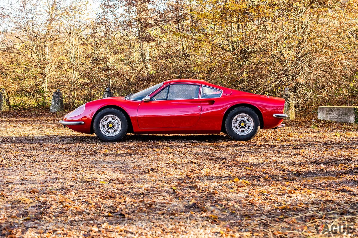オークションに登場した1972年製フェラーリ「ディーノ246GT」Remi Dargegen(c)2024 Courtesy of RM Sotheby's