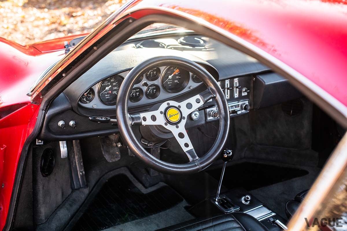 オークションに登場した1972年製フェラーリ「ディーノ246GT」Remi Dargegen(c)2024 Courtesy of RM Sotheby's