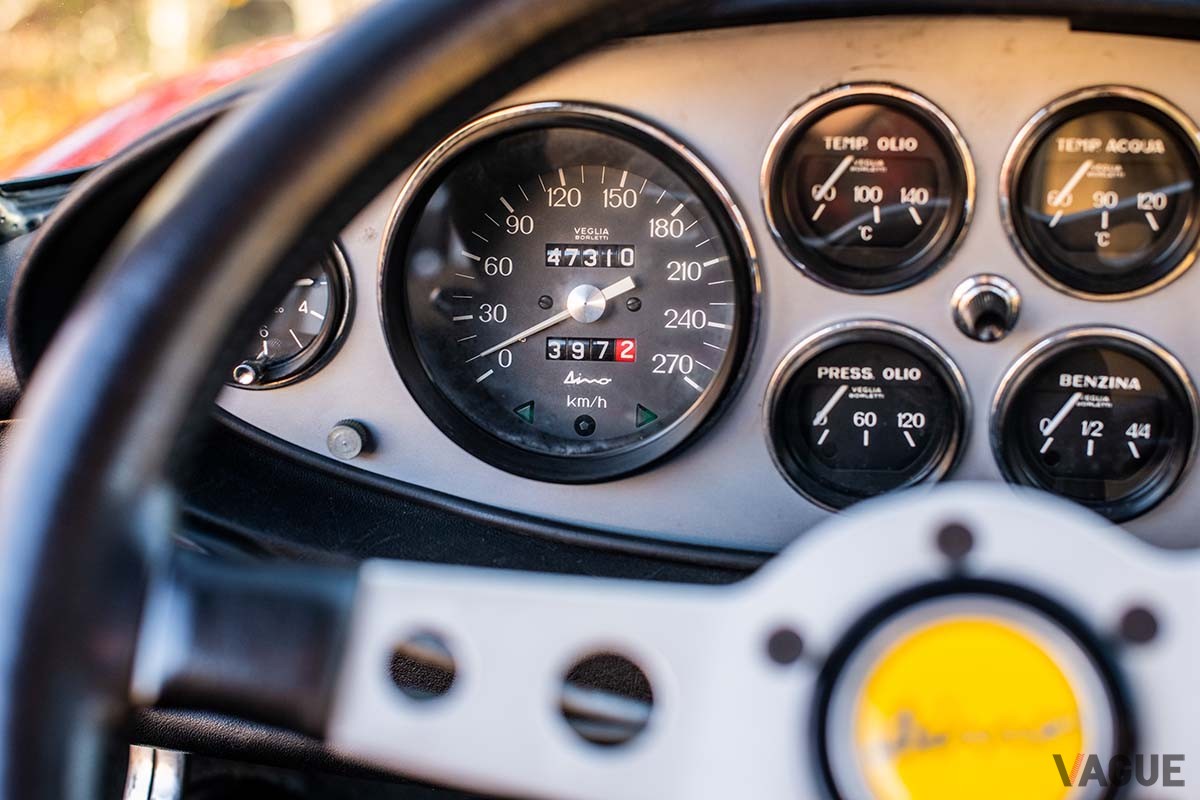 オークションに登場した1972年製フェラーリ「ディーノ246GT」Remi Dargegen(c)2024 Courtesy of RM Sotheby's