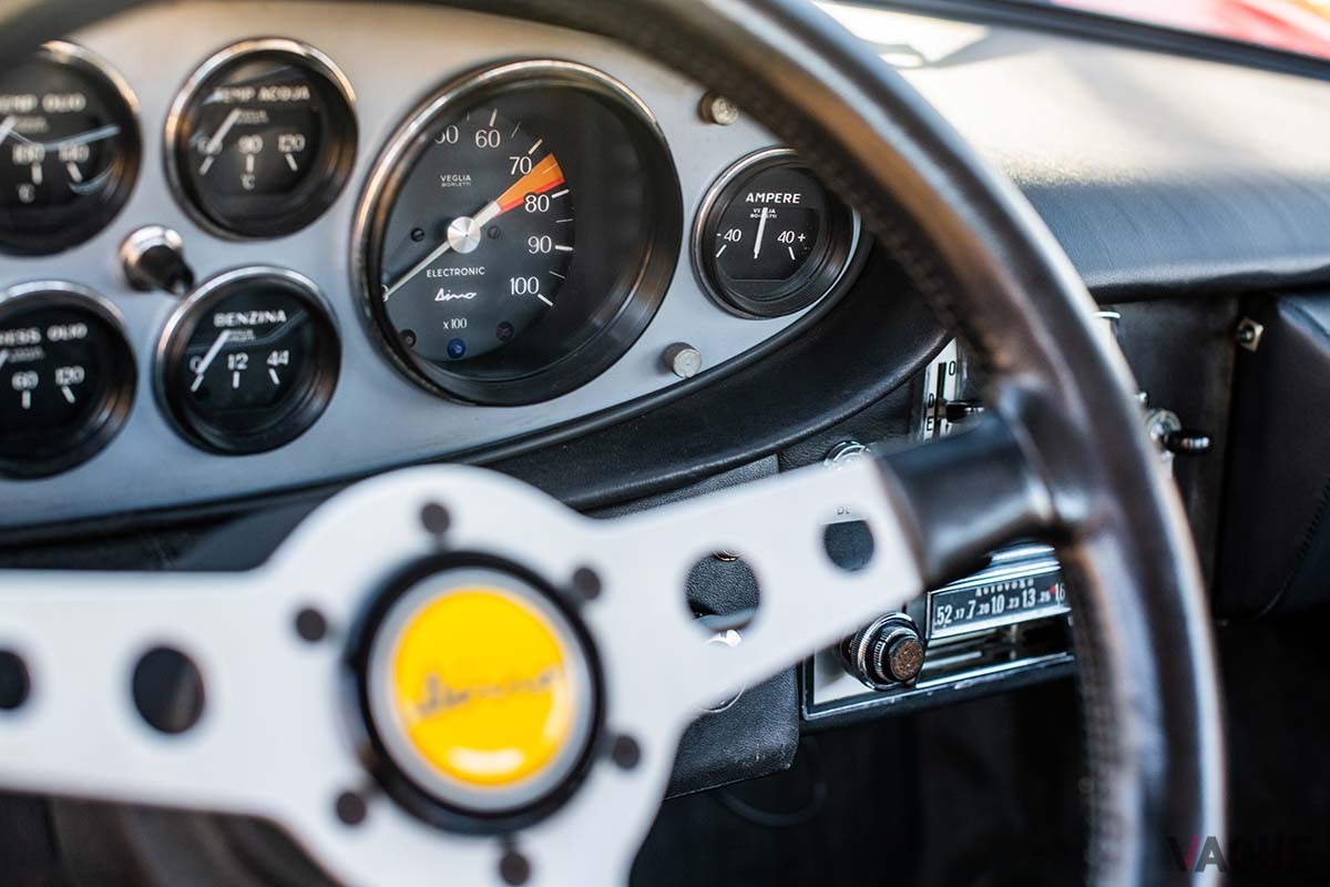 オークションに登場した1972年製フェラーリ「ディーノ246GT」Remi Dargegen(c)2024 Courtesy of RM Sotheby's
