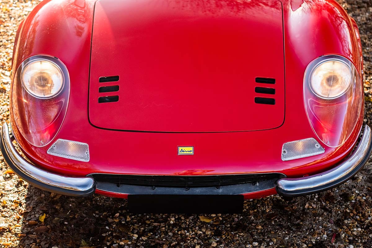 オークションに登場した1972年製フェラーリ「ディーノ246GT」Remi Dargegen(c)2024 Courtesy of RM Sotheby's